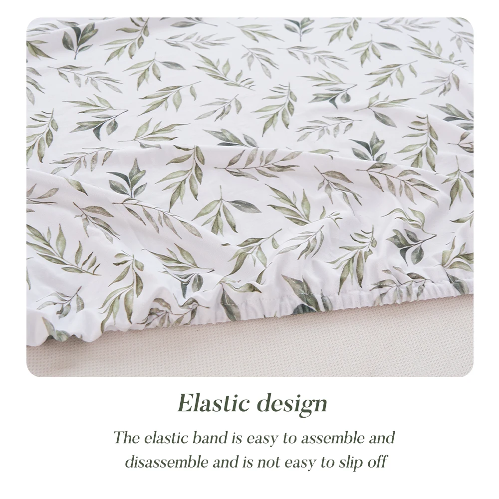 HappyFlute sábana elástica para cuna bebé – Suave diseño natural - imagen 4