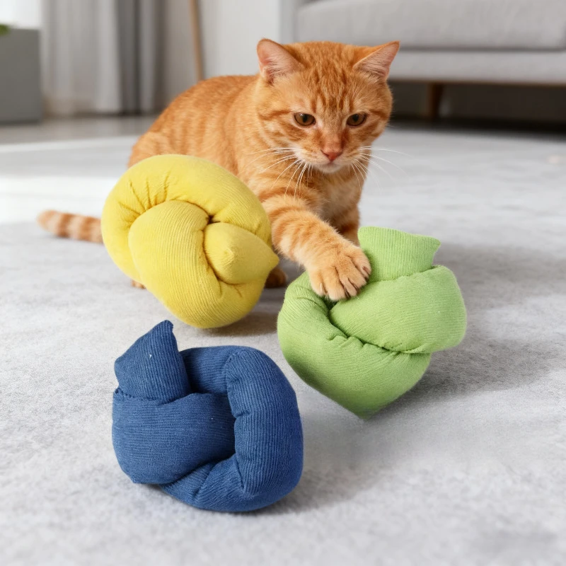 Almohada de papel con hierba gatera – Juguete para gatos
