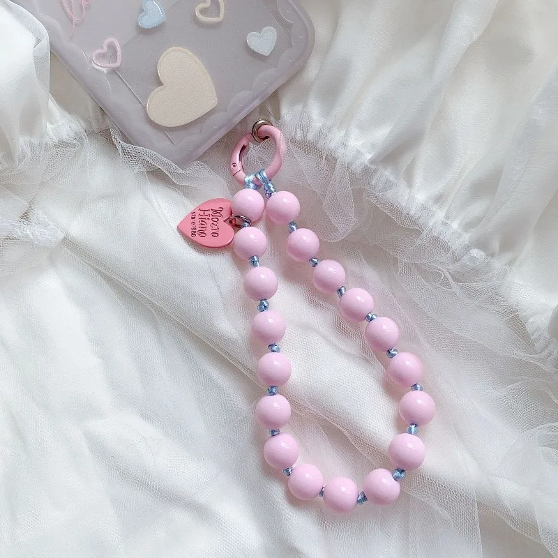 Cordón para el móvil con corazón y colgante de cuentas - imagen 3