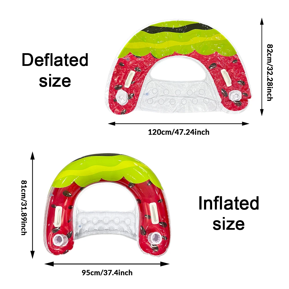 Silla inflable para piscina y playa, asiento individual - imagen 4
