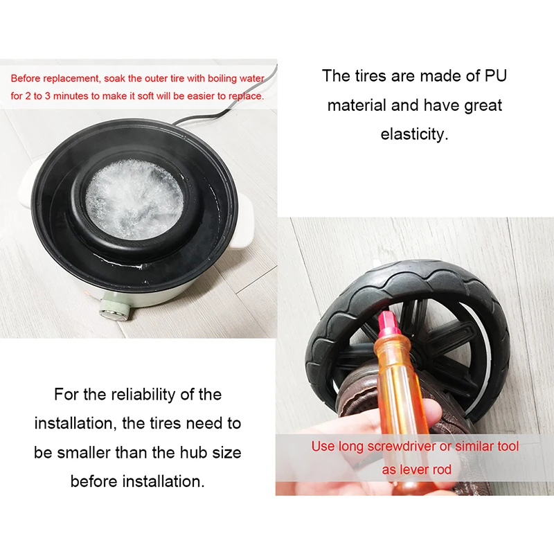 Uppababy Vista V1 – Neumático de repuesto para cochecito sin cámara - imagen 5