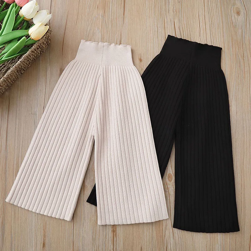 Milangel Pantalones pierna ancha en punto para niño otoño - imagen 4