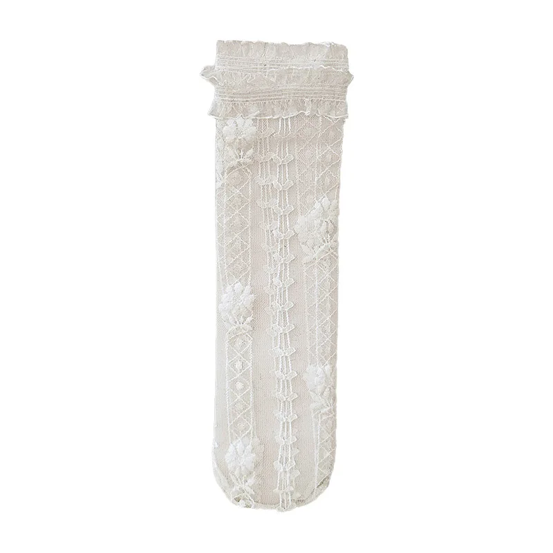 Calcetines de verano transpirables con bordado de corazón para niños