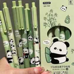 Bolígrafo infantil Panda tierno con corazón, tinta negra