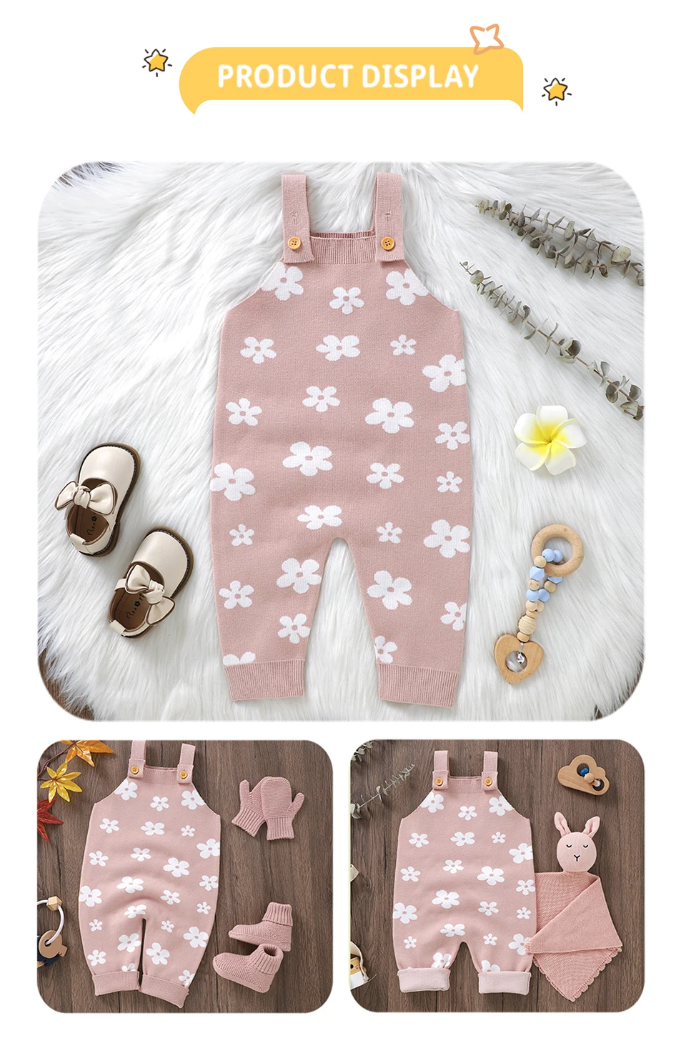 Pelele floral Rosa 6