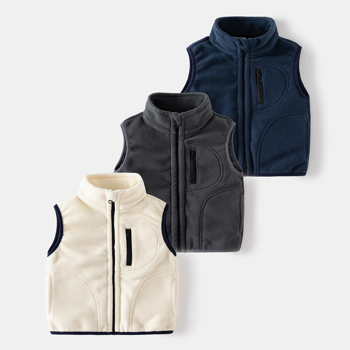 Chaleco polar de invierno para bebés y niños de 1-6 años - imagen 2