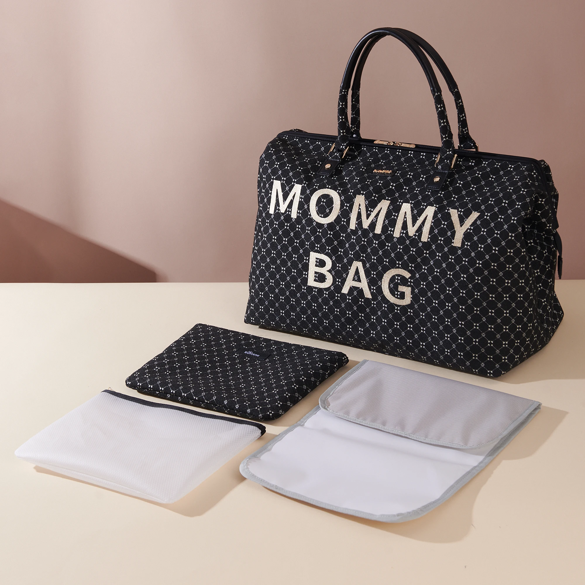 Sunveno Bolsa de maternidad 4 en 1 con cambiador - imagen 4