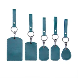 Porta tarjetas de cuero con llavero para niños – Acceso cómodo