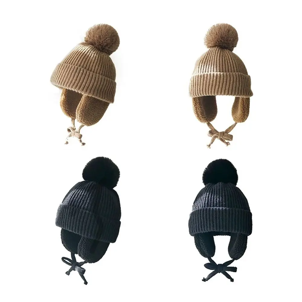 Gorro con orejeras de lana cálida a prueba del viento, felpa - imagen 4