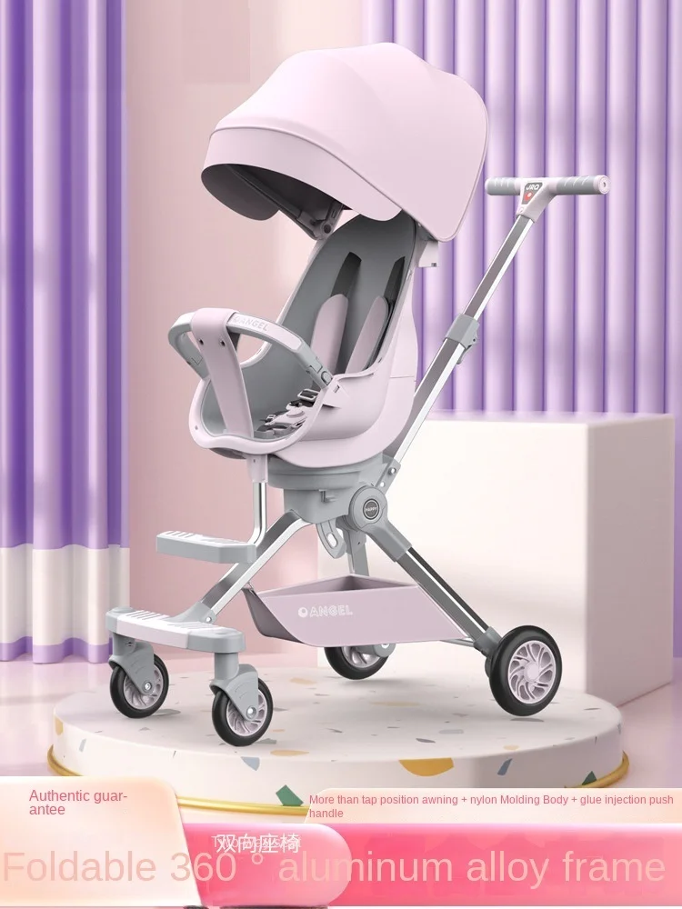Cochecito LazyChild ligero y plegable – Seguro y cómodo
