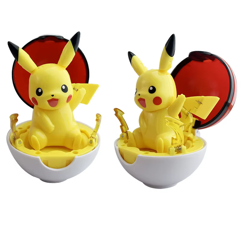 Juego de figuras Pokémon con Poké Ball para niños - imagen 3