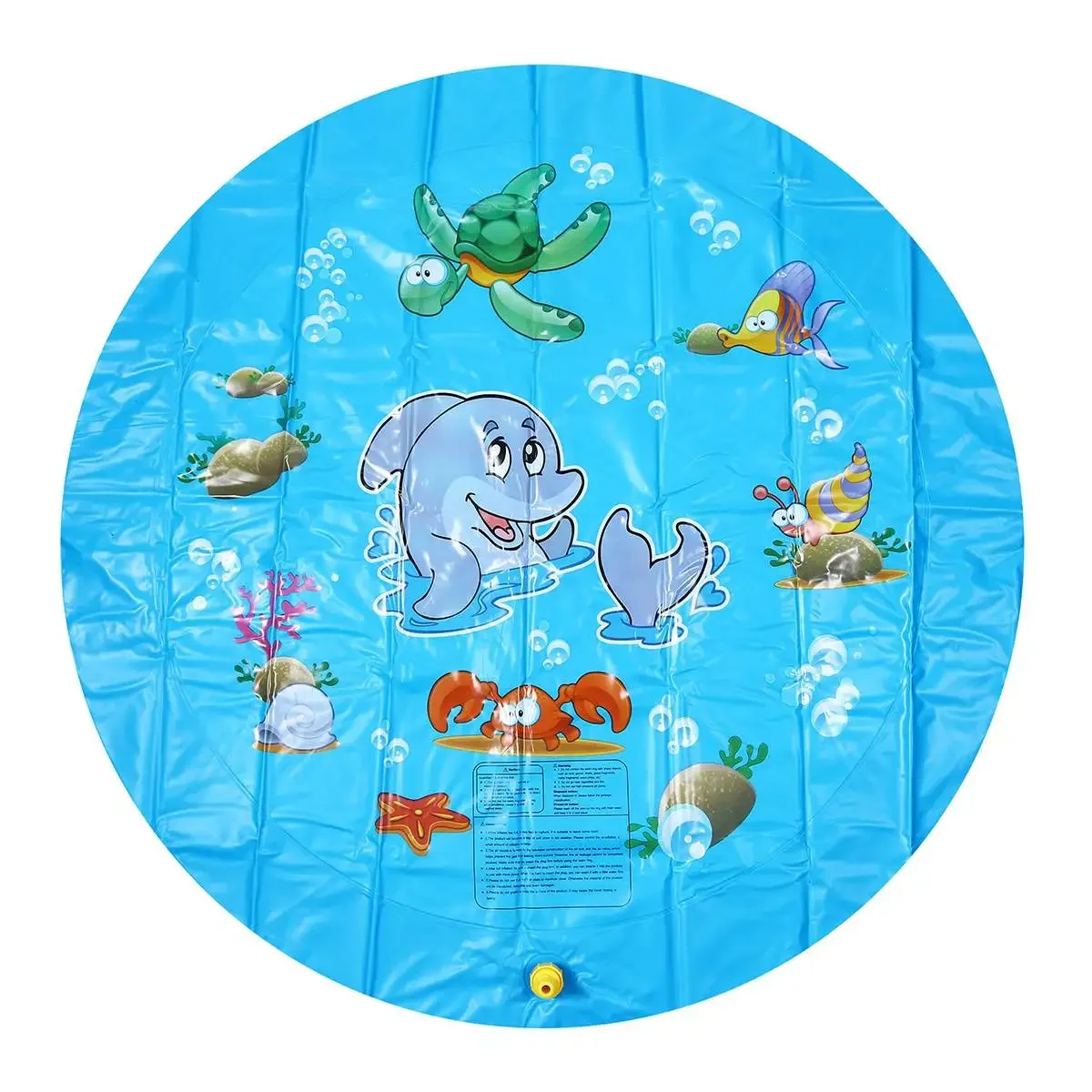 Piscina infantil con esterilla de agua sensorial para exterior - imagen 4