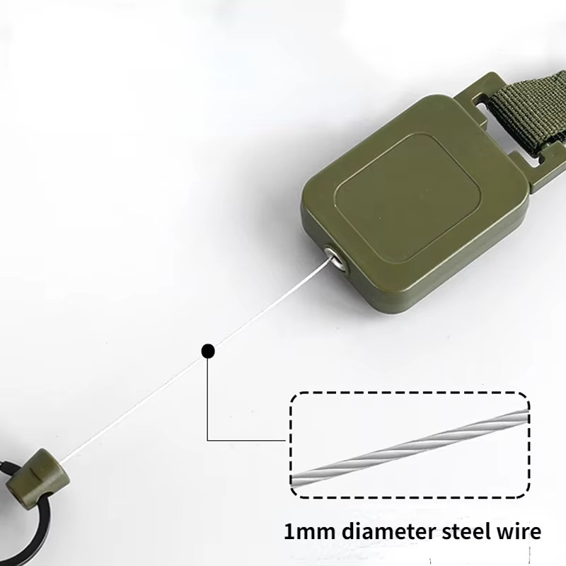 Cordón retráctil con carrete resistente para mochila escolar infantil - imagen 4