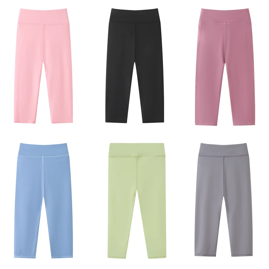 Mallas deportivas de cintura alta para niños – Elasticadas para entrenamiento - imagen 2