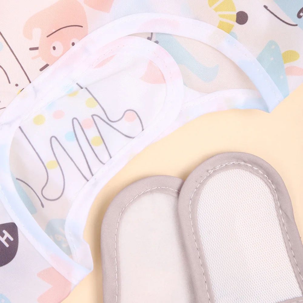 Babero impermeable manga larga bebé – Delantal alimentación peto - imagen 5