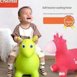 Caballo inflable de PVC para saltar: juguete de equilibrio bebé