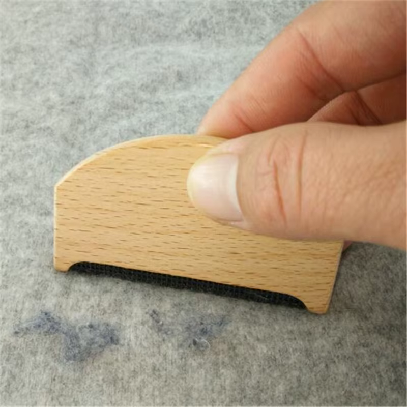 Depiladora de madera en uso