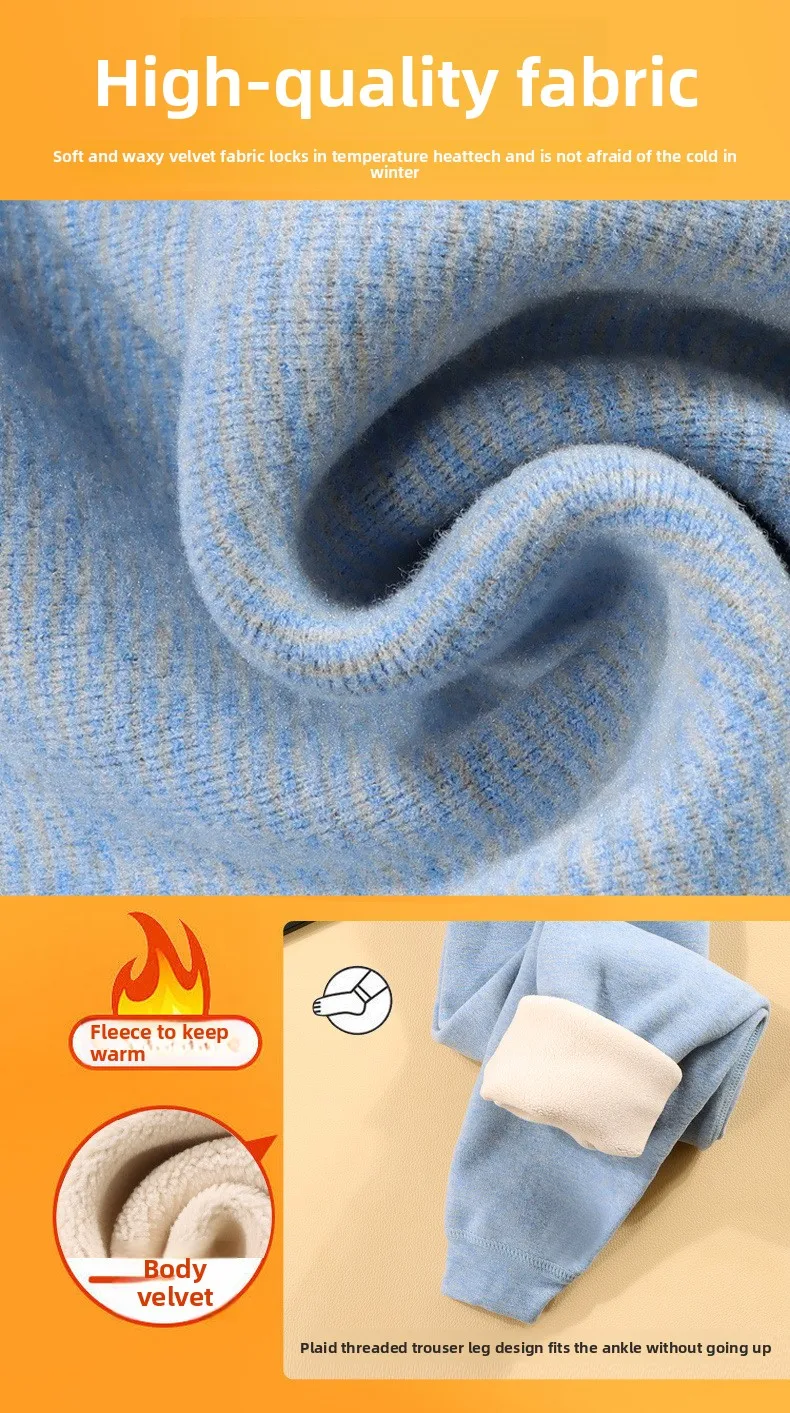 Pantalones puestos en niño