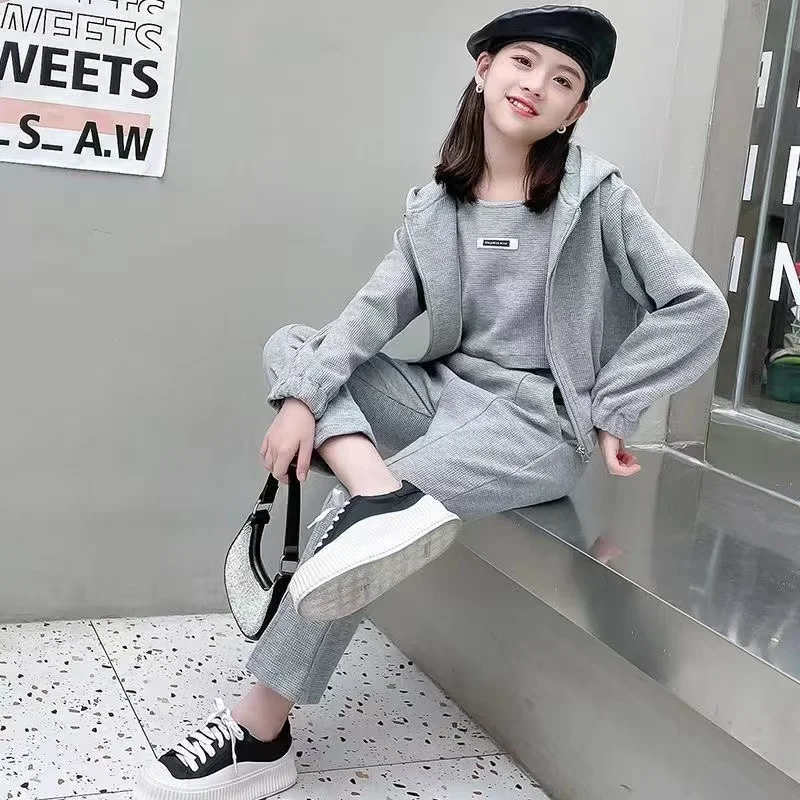 Conjunto de otoño con abrigo y chaleco para bebé, pantalón incluido - imagen 5