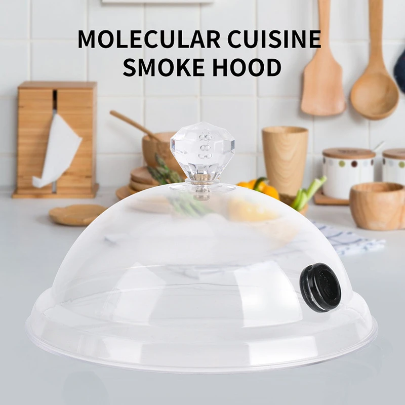 Cúpula de ahumado molecular transparente para cocina y pastelería - imagen 2