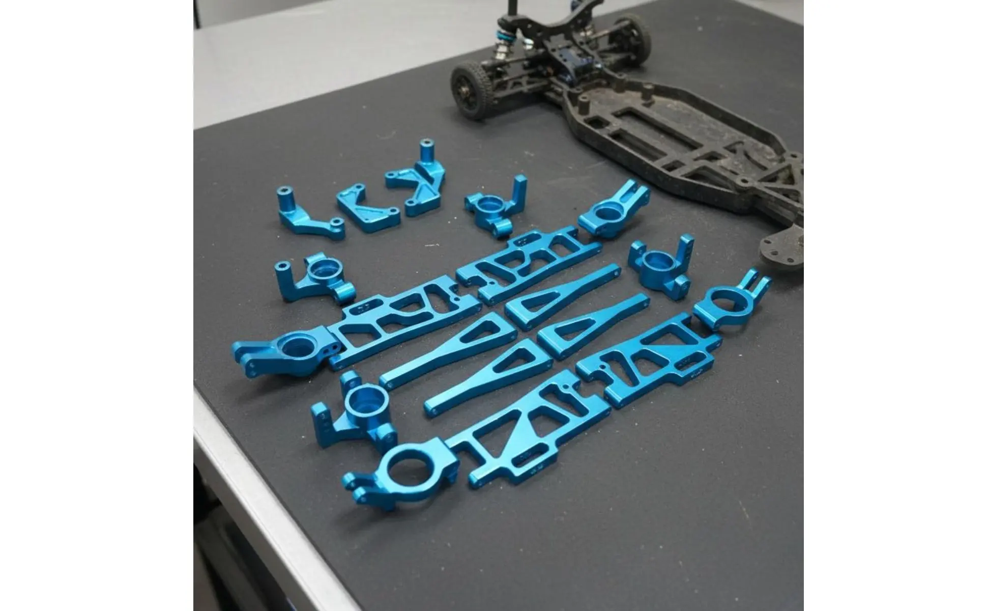 Kit de cubo C y enlaces metálicos para coche RC