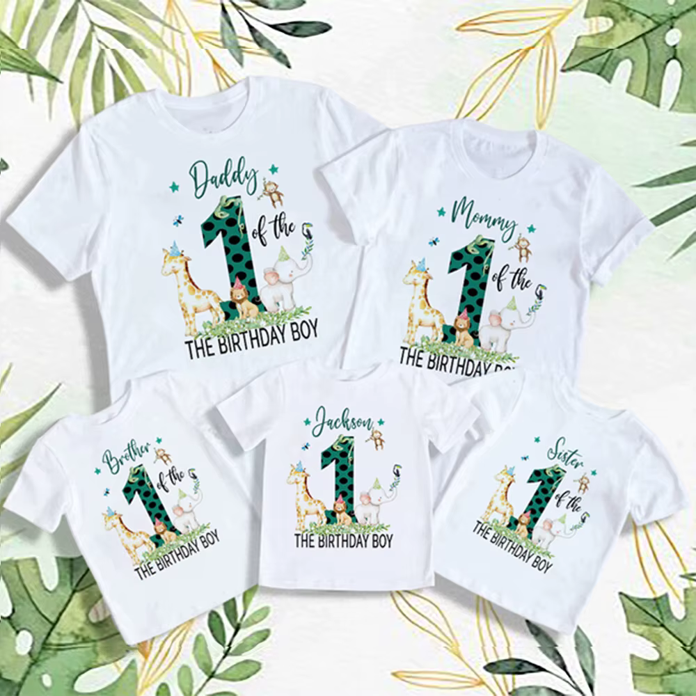 Camisetas familiares de jungla a juego cómodas para toda familia - imagen 2