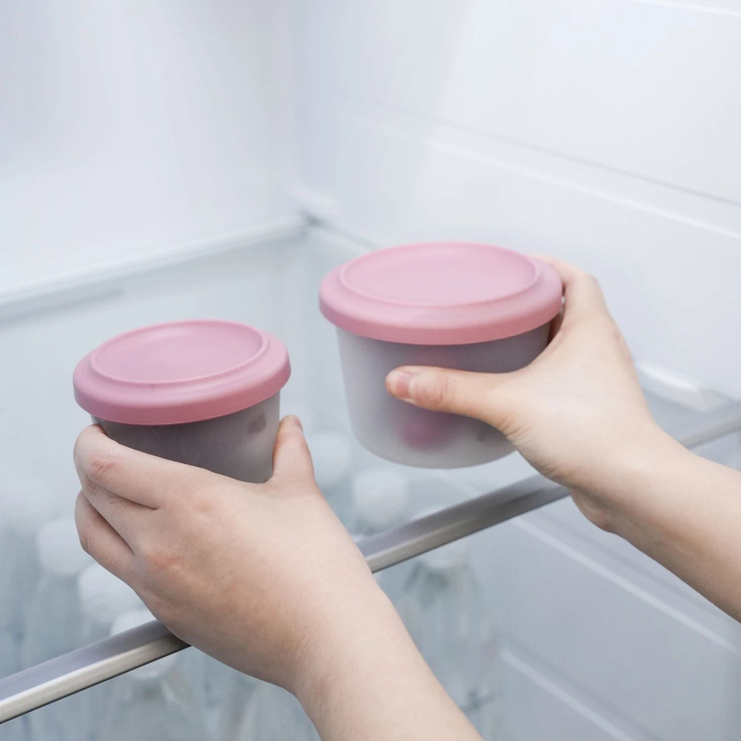 Recipientes para alimentos de bebé sin BPA con tapas de silicona - imagen 2