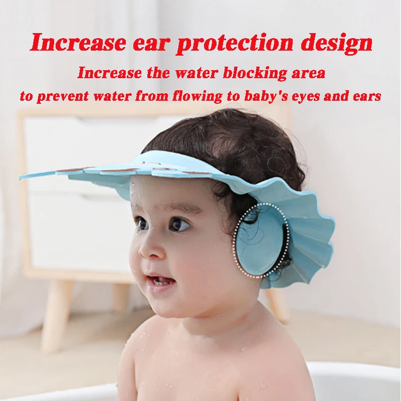 Gorro ajustable suave para bebé con protección de oídos - imagen 4