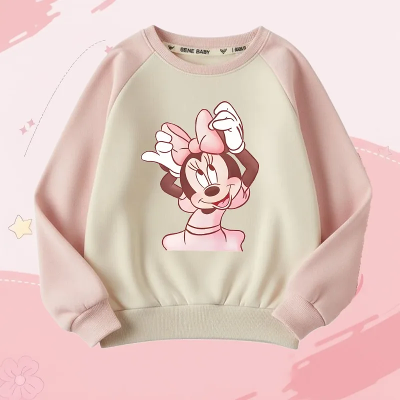 Sudadera Disney Minnie para niñas con cuello redondo y estampado - imagen 3