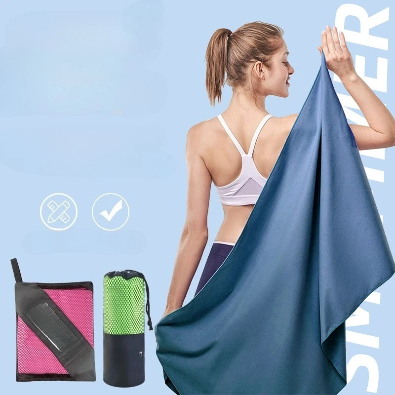 Toalla deportiva microfibra secado rápido para yoga y fitness - imagen 3