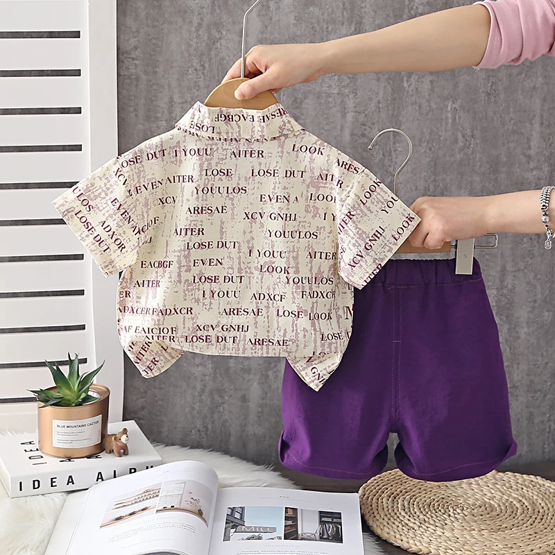 Conjunto infantil listo para verano
