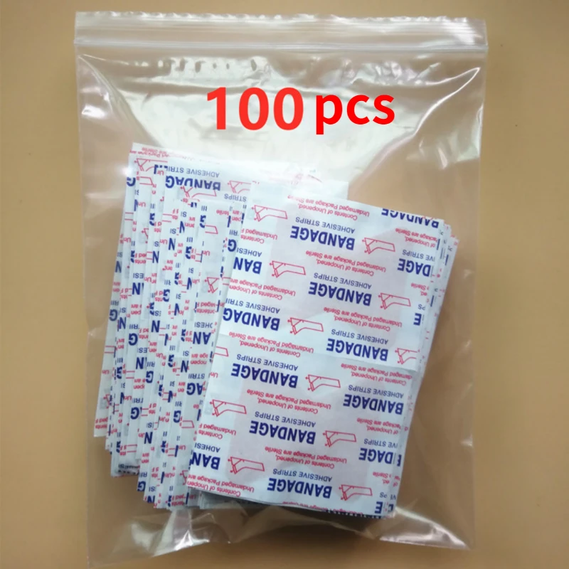 Set de 100 vendas adhesivas impermeables