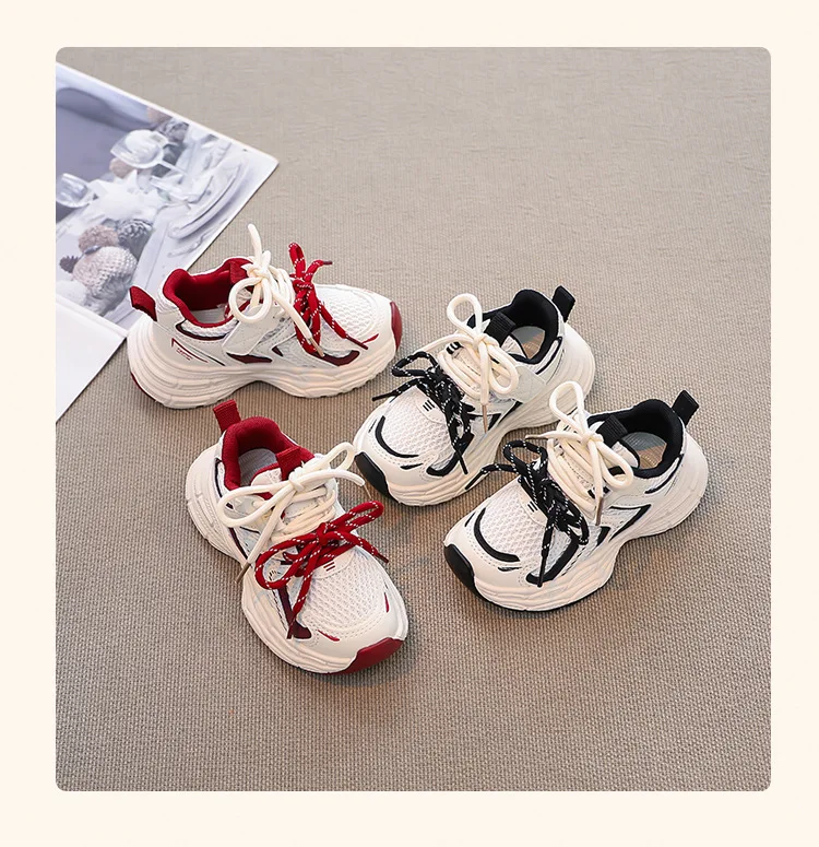 Zapatillas estilo campus con malla transpirable