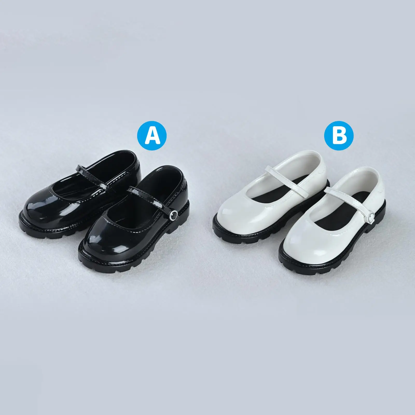 Zapatos de muñecas BJD planos con acabado clásico para disfraz - imagen 4