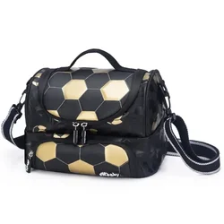 Mochila escolar de anime para niños de fútbol