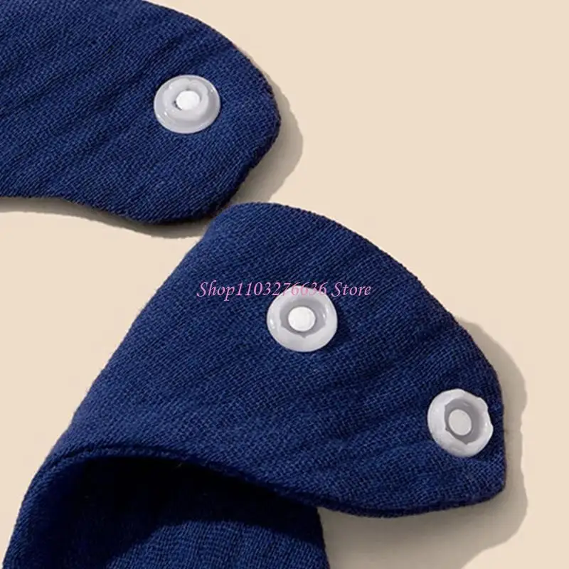 Baberos absorbentes para dentición de algodón suave para bebé - imagen 2