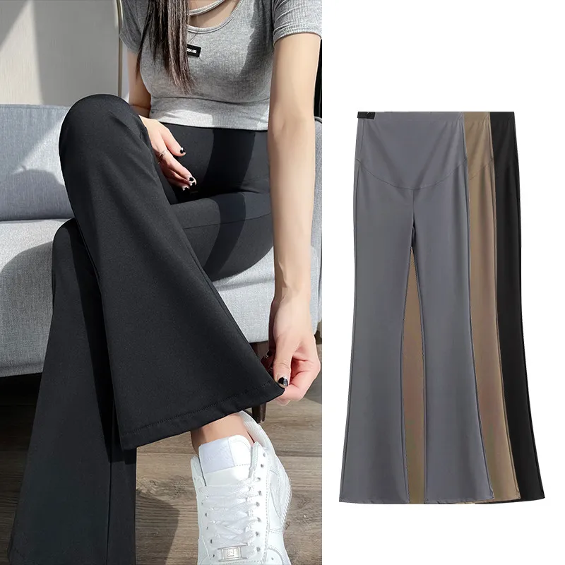Leggings de maternidad para embarazo - Yoga comodo y veraniego 2024 - imagen 4