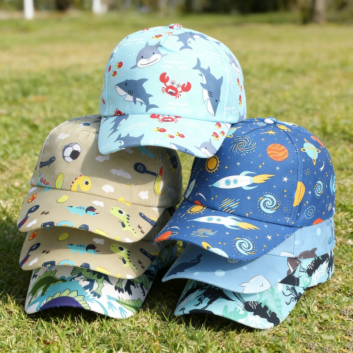 Gorra de béisbol transpirable infantil ajustable con visera de animales - imagen 4