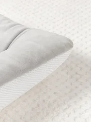 Almohada rectangular sólida para bebé, firme y cómoda