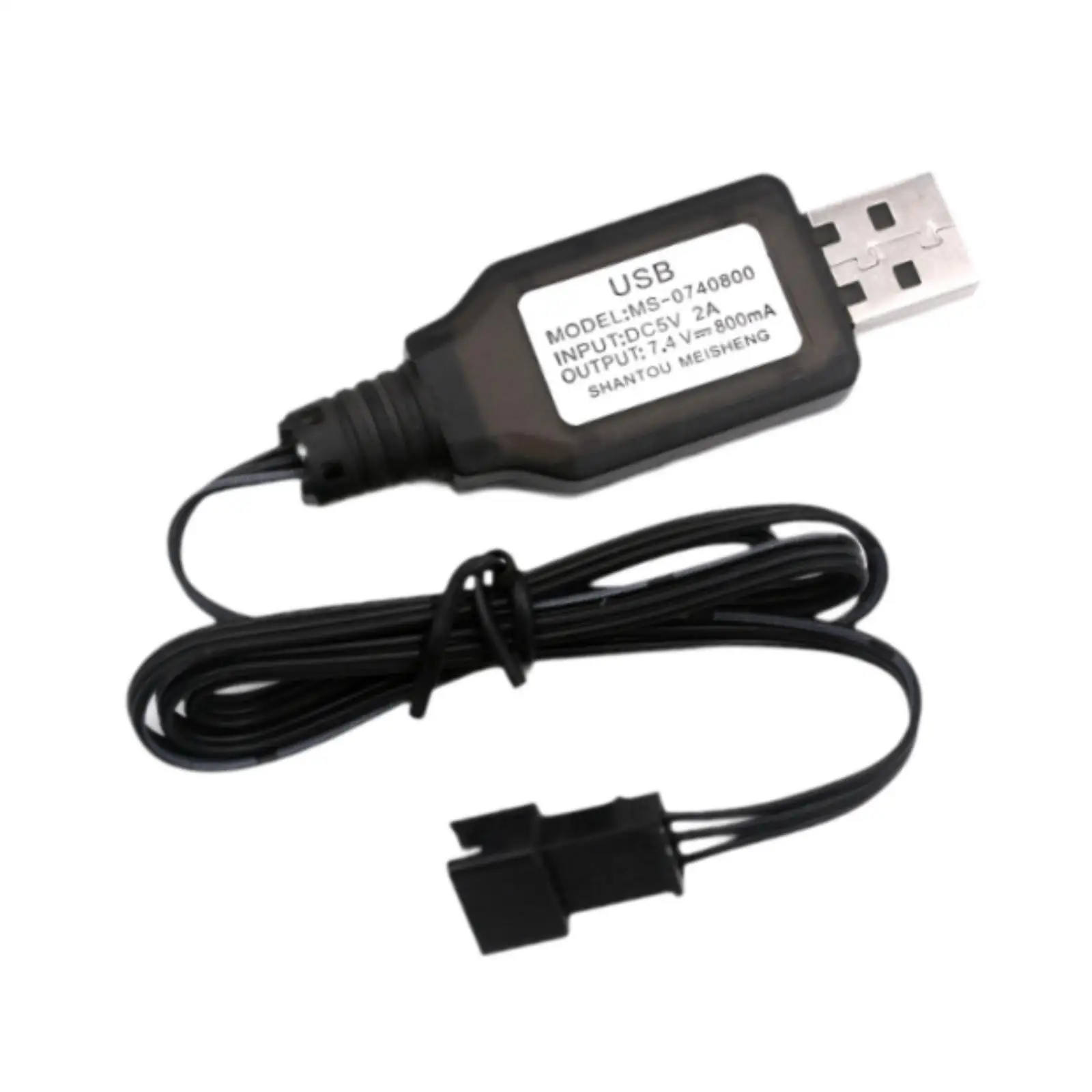 Cable de carga para coche RC, repuesto ABS en negro - imagen 4