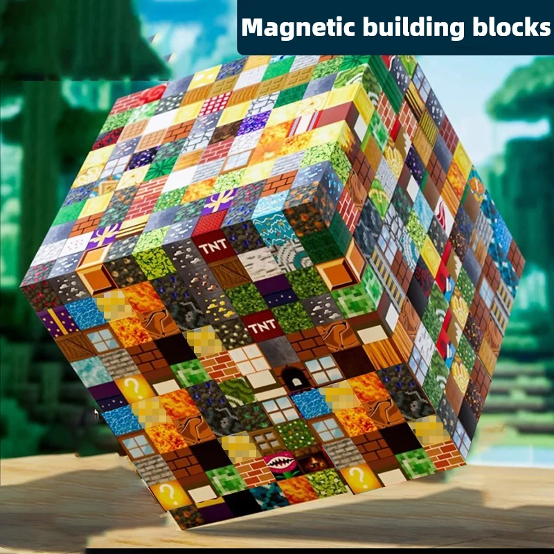 Bloques de construcción magnéticos DIY con caja para almacenamiento - imagen 2