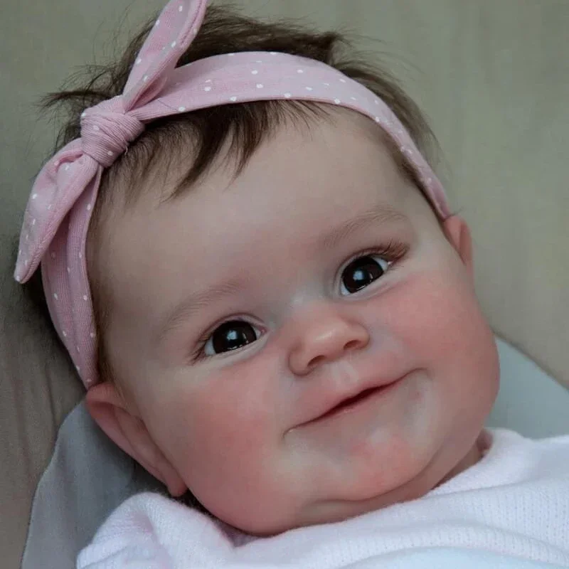 NPK Muñeca reborn Maddie pintada a mano 3D efecto piel suave - imagen 3
