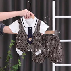 Conjunto bebé verano algodón con camiseta y short cómodo