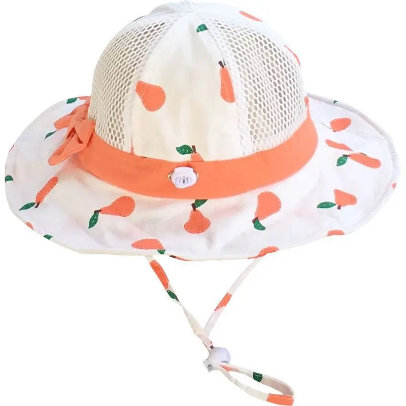 Sombrero de sol bebé con ala ancha y malla transpirable - imagen 4