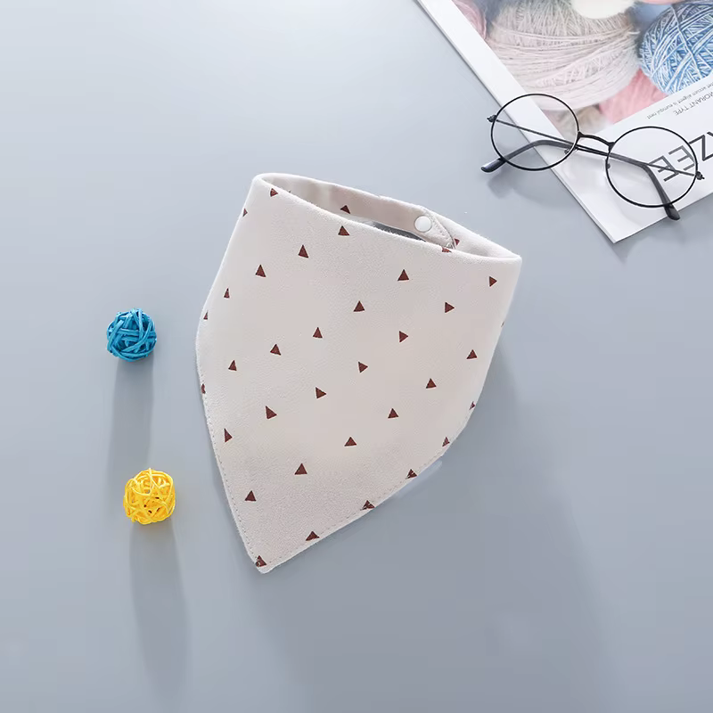Paños triangulares de algodón para bebés – Baberos y pañuelos absorbentes