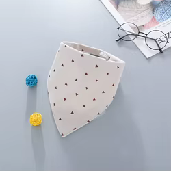 Paños triangulares de algodón para bebés – Baberos y pañuelos absorbentes