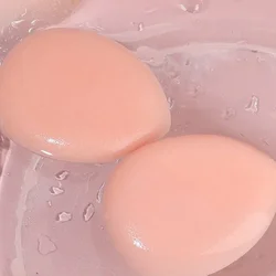 Esponjas de maquillaje infantiles con estuche para base y polvo