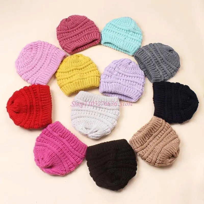 Sombrero boina de punto para recién nacido niñas y niños - imagen 4