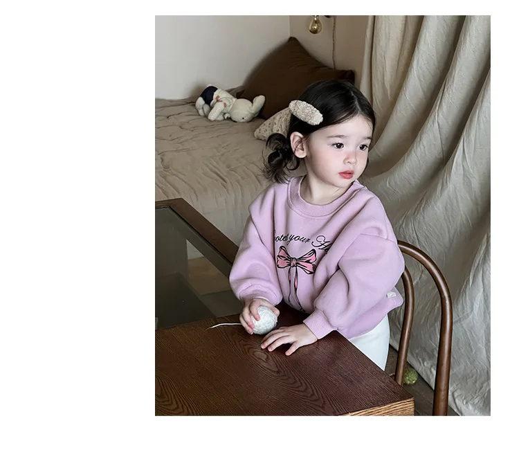 Jersey cálido de manga larga para niños