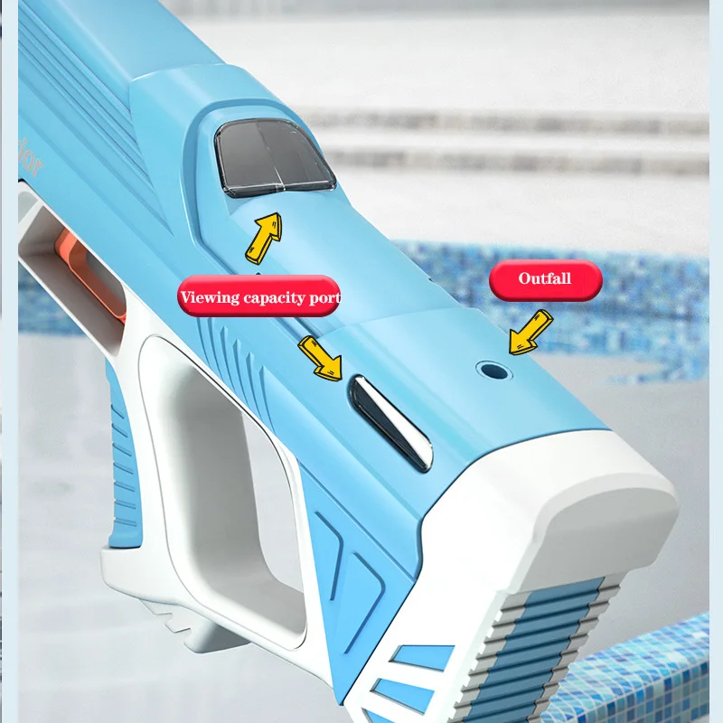 Pistola de agua eléctrica para niños – Playa y verano - imagen 5